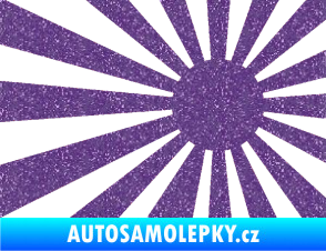 Samolepka Vlajka Japonsko 002 pravá JDM Ultra Metalic fialová