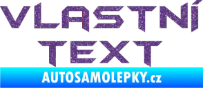 Samolepka Vlastní text - Batman Ultra Metalic fialová