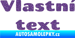 Samolepka Vlastní text - Chango Ultra Metalic fialová