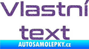 Samolepka Vlastní text - Conthrax Ultra Metalic fialová