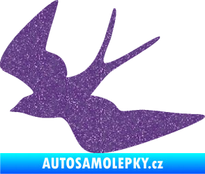 Samolepka Vlaštovka 001 levá Ultra Metalic fialová