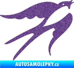 Samolepka Vlaštovka 003 pravá Ultra Metalic fialová