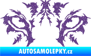 Samolepka Vlčí oči Ultra Metalic fialová