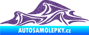 Samolepka Vlny 002 levá moře Ultra Metalic fialová