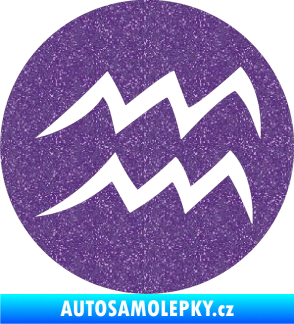 Samolepka Vodnář 001 - horoskop Ultra Metalic fialová
