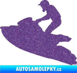 Samolepka Vodní skútr 001 levá Ultra Metalic fialová
