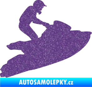 Samolepka Vodní skútr 001 pravá Ultra Metalic fialová