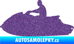 Samolepka Vodní skútr 003 levá Ultra Metalic fialová