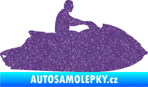 Samolepka Vodní skútr 003 pravá Ultra Metalic fialová