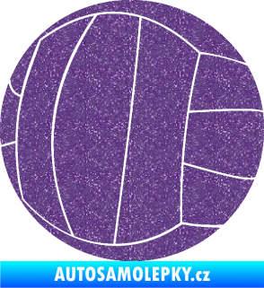 Samolepka Volejbalový míč 003 Ultra Metalic fialová