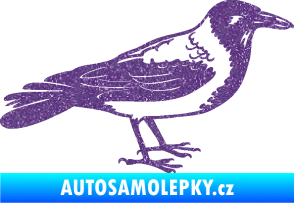 Samolepka Vrána 001 pravá Ultra Metalic fialová