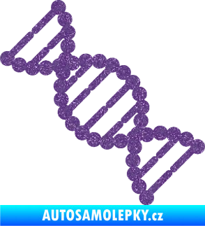 Samolepka Vzorec DNA levá Ultra Metalic fialová