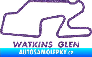 Samolepka Okruh Watkins Glen International Ultra Metalic fialová
