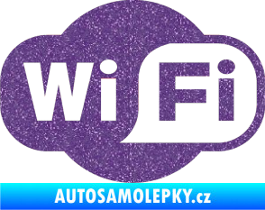 Samolepka Wifi 001 Ultra Metalic fialová