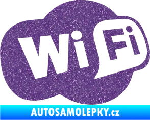 Samolepka Wifi 002 Ultra Metalic fialová