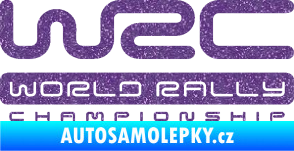 Samolepka WRC -  World Rally Championship Ultra Metalic fialová