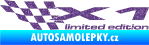 Samolepka X1 limited edition levá Ultra Metalic fialová