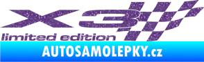 Samolepka X3 limited edition pravá Ultra Metalic fialová