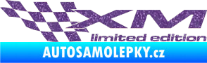 Samolepka Xm limited edition levá Ultra Metalic fialová