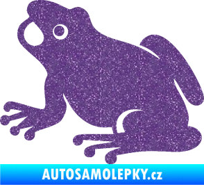 Samolepka Žába 007 levá Ultra Metalic fialová