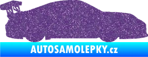 Samolepka Závodní auto 001 pravá Ultra Metalic fialová
