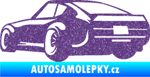 Samolepka Závodní auto 009 levá Ultra Metalic fialová