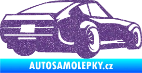 Samolepka Závodní auto 009 pravá Ultra Metalic fialová