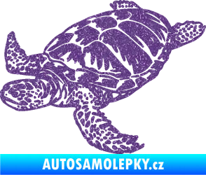Samolepka Želva 005 levá Ultra Metalic fialová