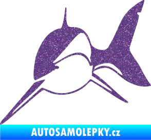 Samolepka Žralok 004 levá Ultra Metalic fialová
