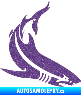 Samolepka Žralok 005 pravá Ultra Metalic fialová