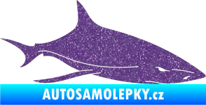 Samolepka Žralok 008 pravá Ultra Metalic fialová