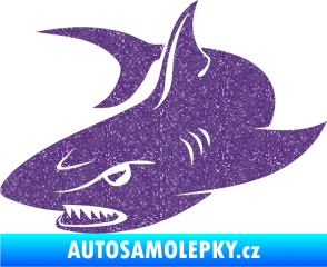 Samolepka Žralok 012 levá Ultra Metalic fialová