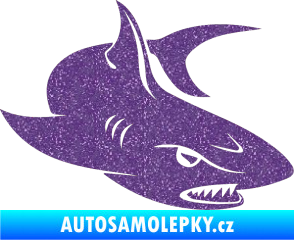 Samolepka Žralok 012 pravá Ultra Metalic fialová