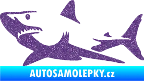 Samolepka Žralok 015 levá Ultra Metalic fialová
