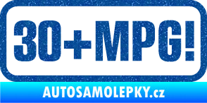 Samolepka 30 + MPG Ultra Metalic modrá