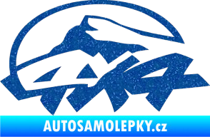 Samolepka 4x4 varianta 005 Ultra Metalic modrá
