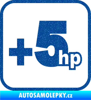 Samolepka +5hp 002 Ultra Metalic modrá