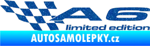 Samolepka A6 limited edition levá Ultra Metalic modrá