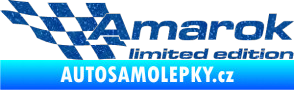 Samolepka Amarok limited edition levá Ultra Metalic modrá