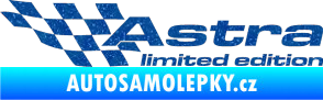 Samolepka Astra limited edition levá Ultra Metalic modrá