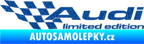 Samolepka Audi limited edition levá Ultra Metalic modrá