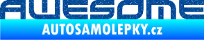 Samolepka Awesome Ultra Metalic modrá