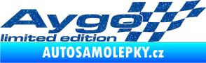 Samolepka Aygo limited edition pravá Ultra Metalic modrá
