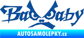 Samolepka Bad Baby Ultra Metalic modrá