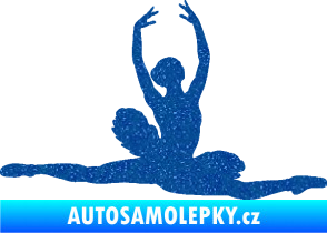 Samolepka Baletka 004 pravá Ultra Metalic modrá