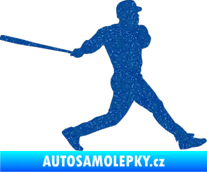 Samolepka Baseball 002 pravá Ultra Metalic modrá