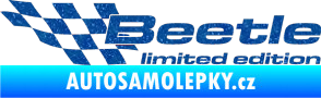 Samolepka Beetle limited edition levá Ultra Metalic modrá