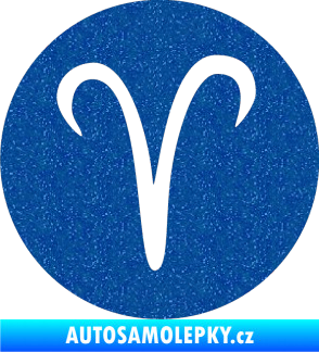 Samolepka Beran zvěrokruh 001 - horoskop Ultra Metalic modrá