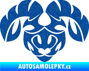 Samolepka Beran zvěrokruh 003  Ultra Metalic modrá