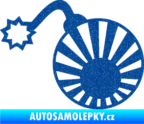 Samolepka Bomba 006 JDM levá Ultra Metalic modrá